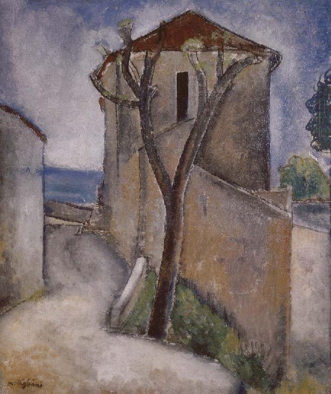 Amedeo Modigliani Tree and Houses china oil painting image